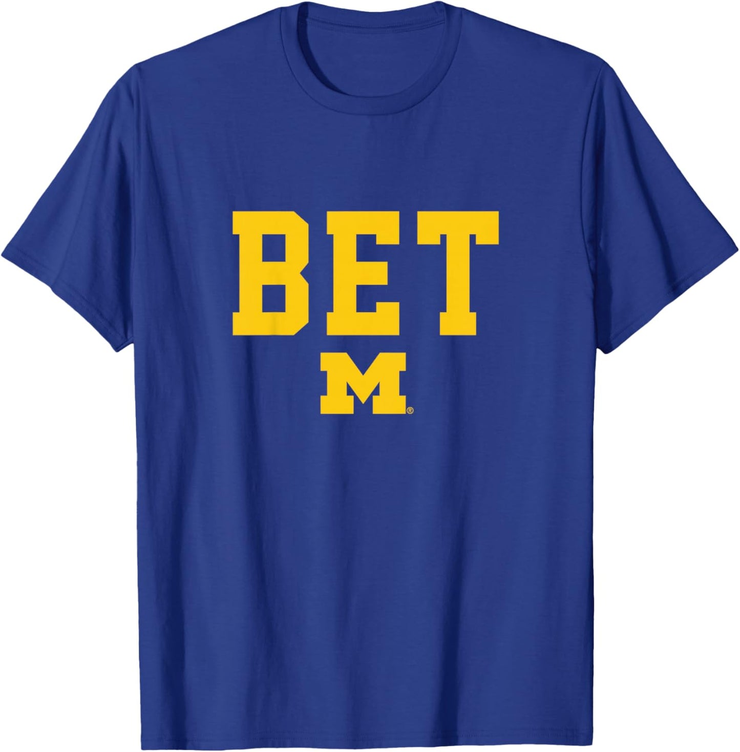 Kids University of Michigan Wolverines U of M BET T-Shirt - T-Shirt | Royal