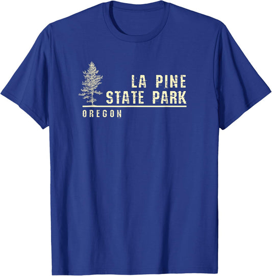 Oregon Souvenir Gift La Pine State Park T-Shirt - T-Shirt | Royal