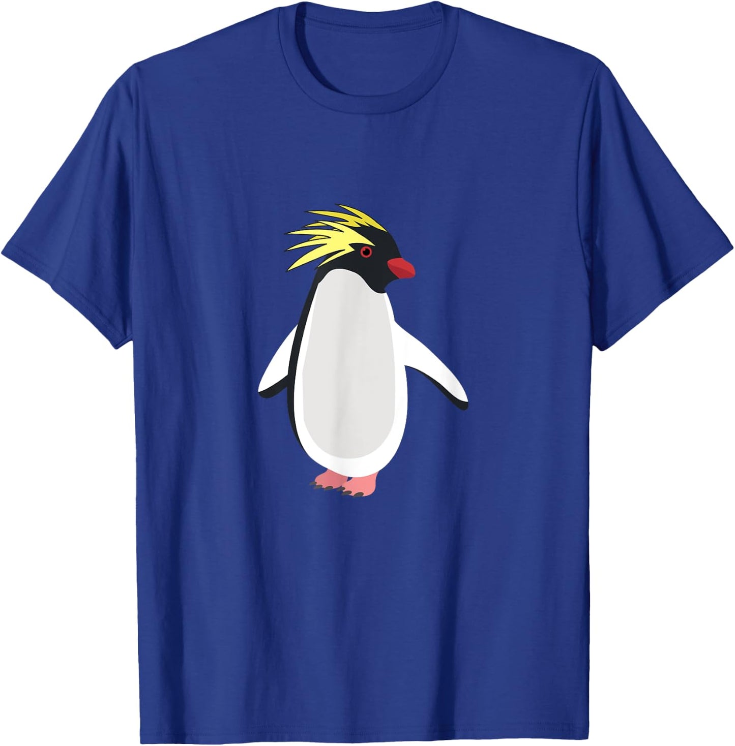 Cute Rockhopper Penguin for Funny Antarctic Animals Lover T-Shirt - T-Shirt | Royal