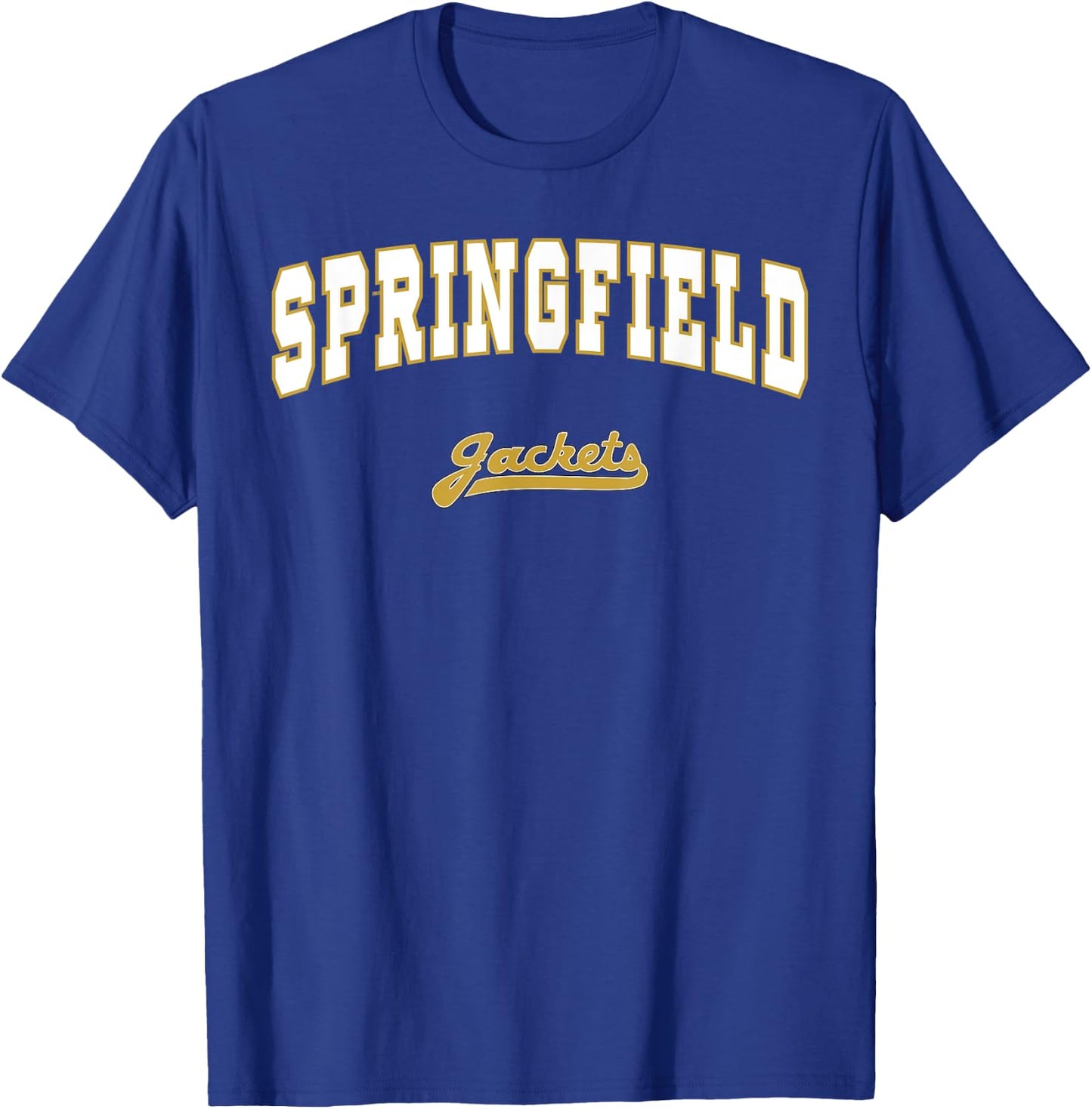 Springfield High School Yellowjackets T-Shirt - T-Shirt | Royal