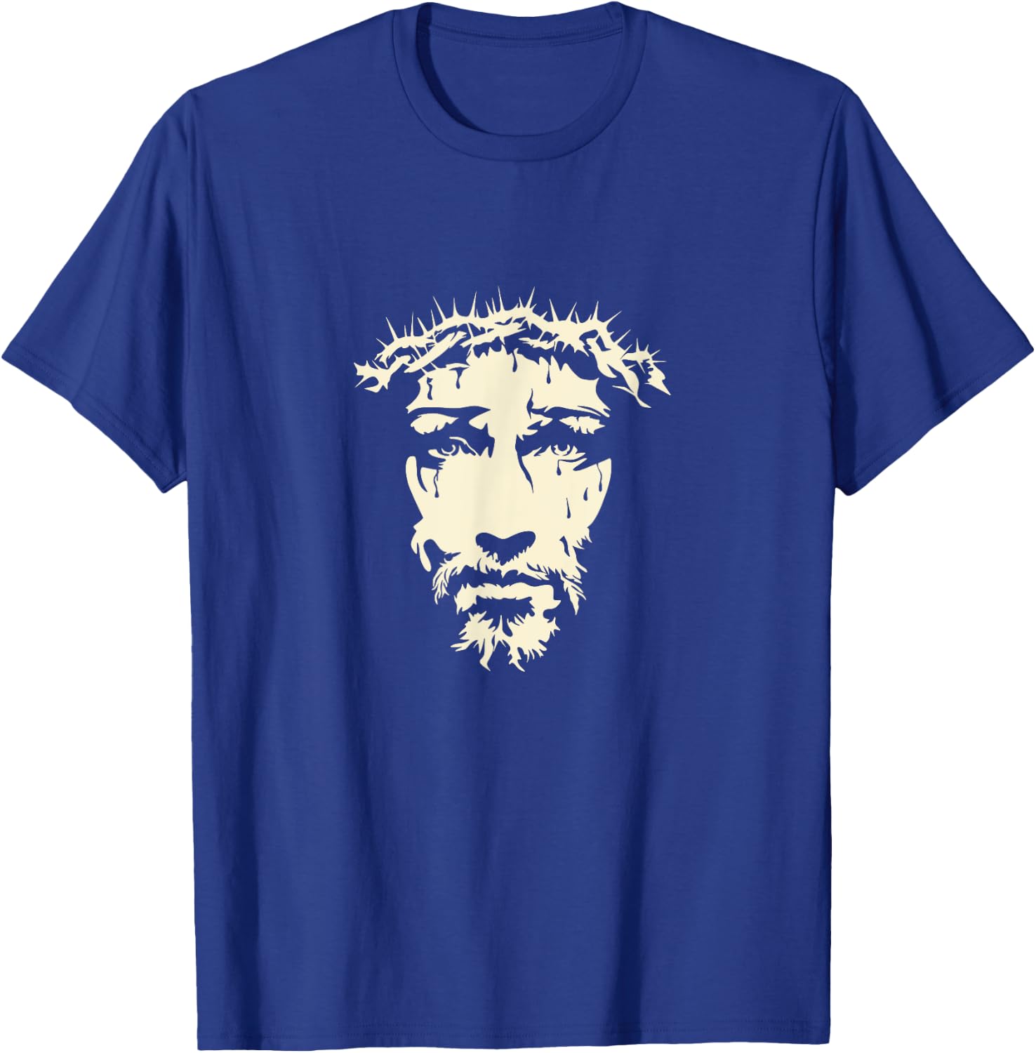 Face of Jesus Christ Christian Outfit T-Shirt - T-Shirt | Royal