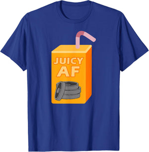 Juicy AF Juice Box Gym Workout Weights Funny Fitness T-Shirt - T-Shirt | Royal