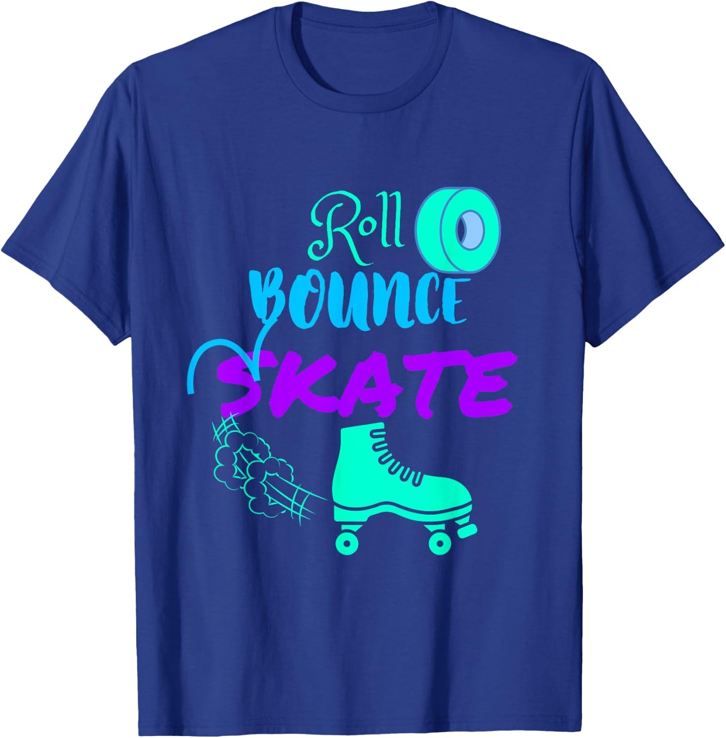 Roll Bounce Skate | Rollerskating T-Shirt - T-Shirt | Royal