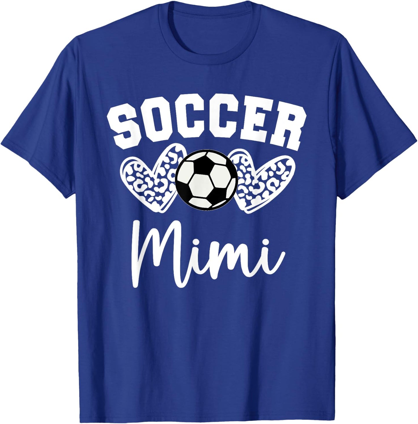Soccer Mimi Matching Family Soccer T-Shirt - T-Shirt | Royal