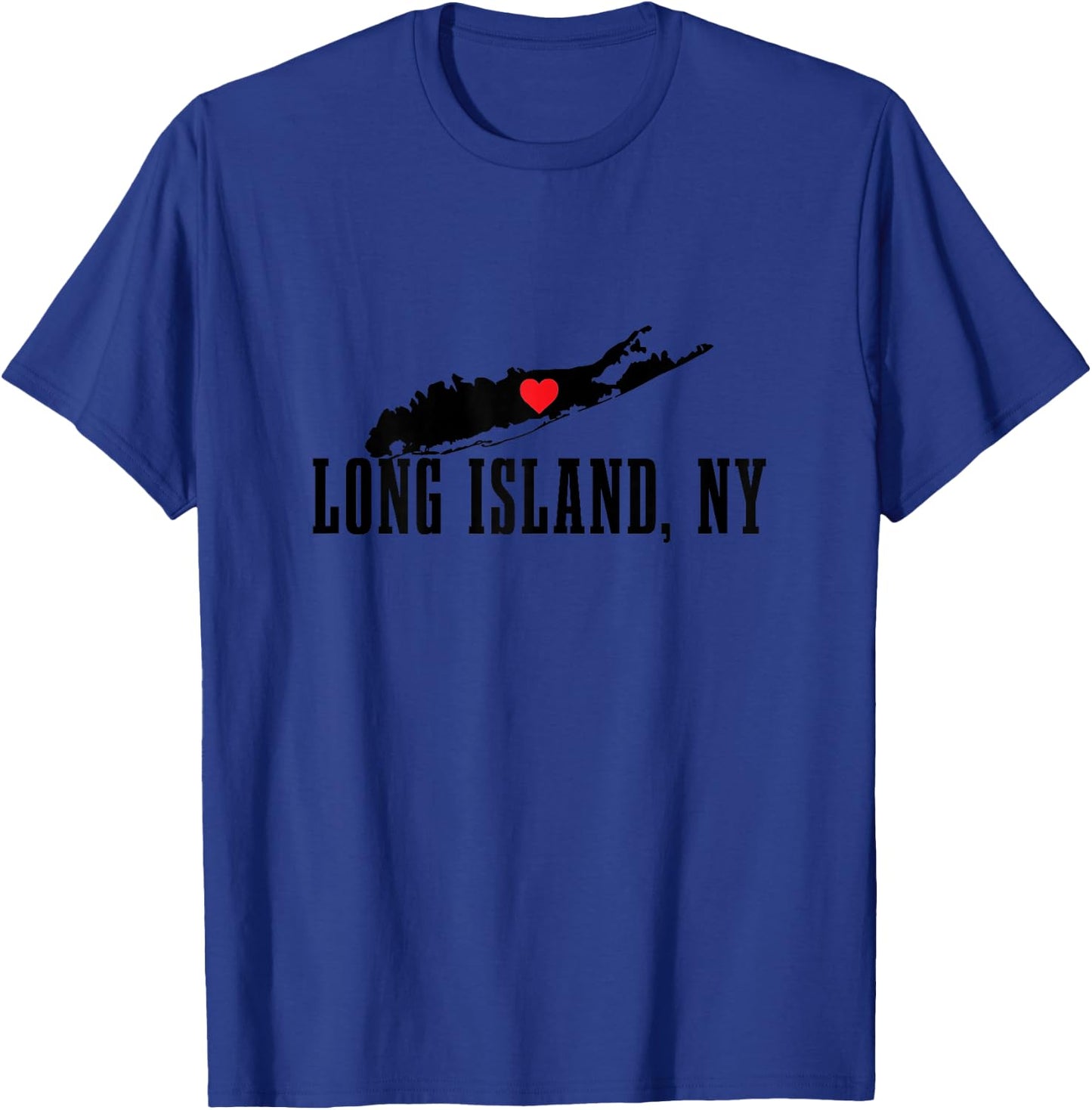 Long Island New York NY Vintage USA America Souvenir T-Shirt - T-Shirt | Royal