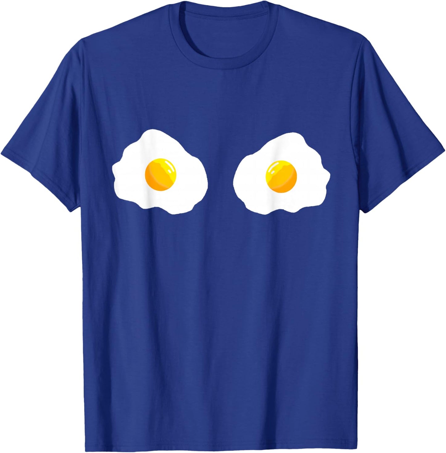 Fried Egg Bra Bikini Eggs Funny Fried Egg Costume T-Shirt - T-Shirt | Royal