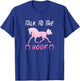 Talk To The Hoof Horses Horseback Riding Girls T-Shirt - T-Shirt | Royal