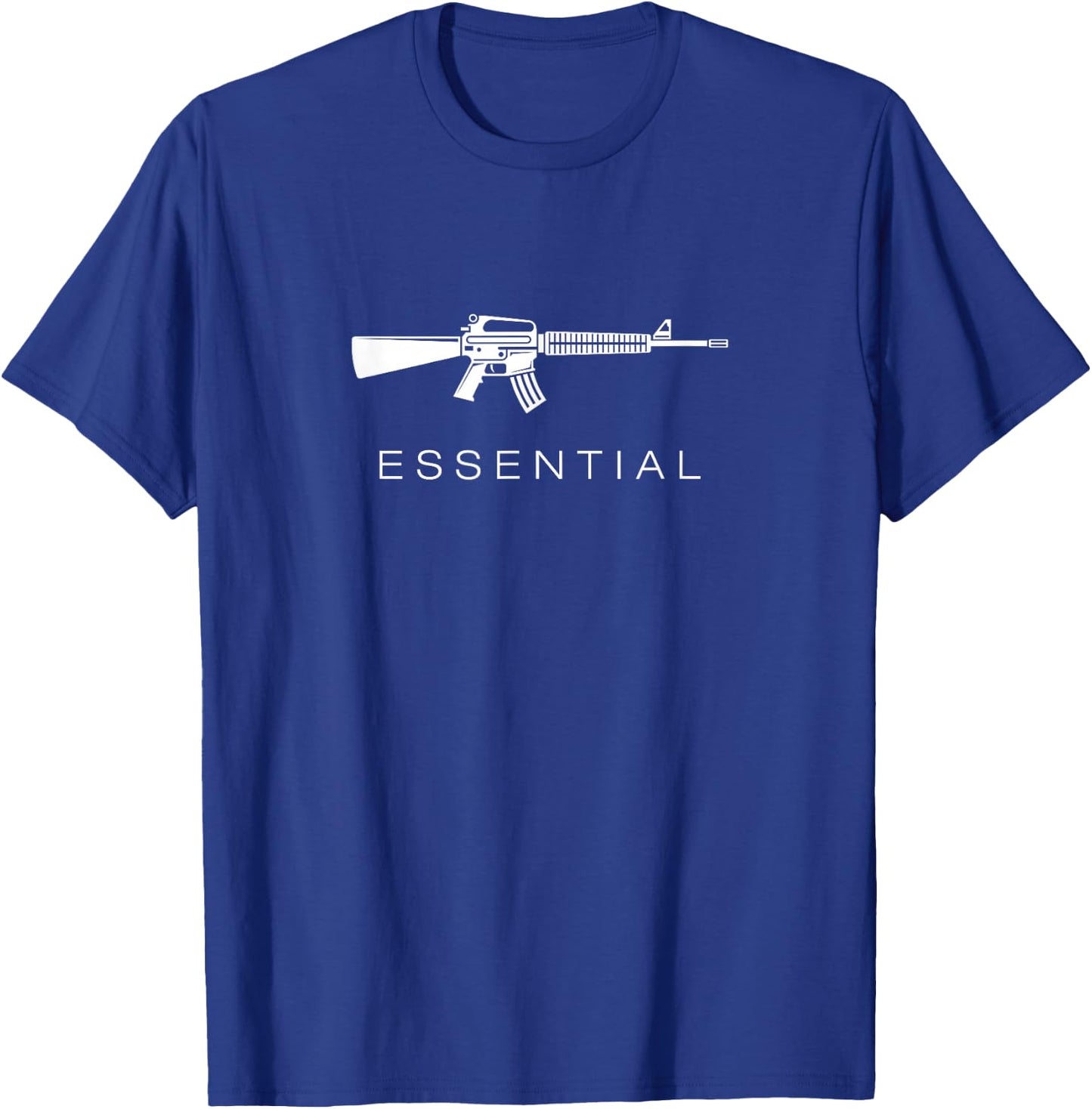 Essential Weapons Gun Shirts - AR-15 Assault Rifle Firearm T-Shirt - T-Shirt | Royal