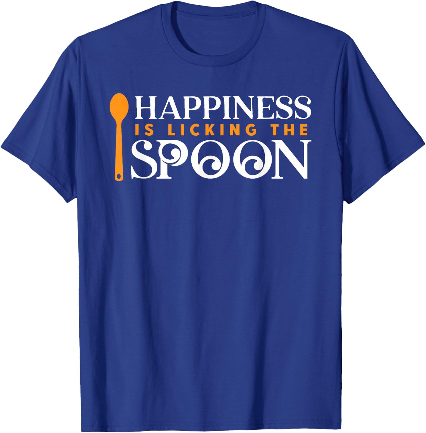Licking the spoon baking baker cake T-Shirt - T-Shirt | Royal