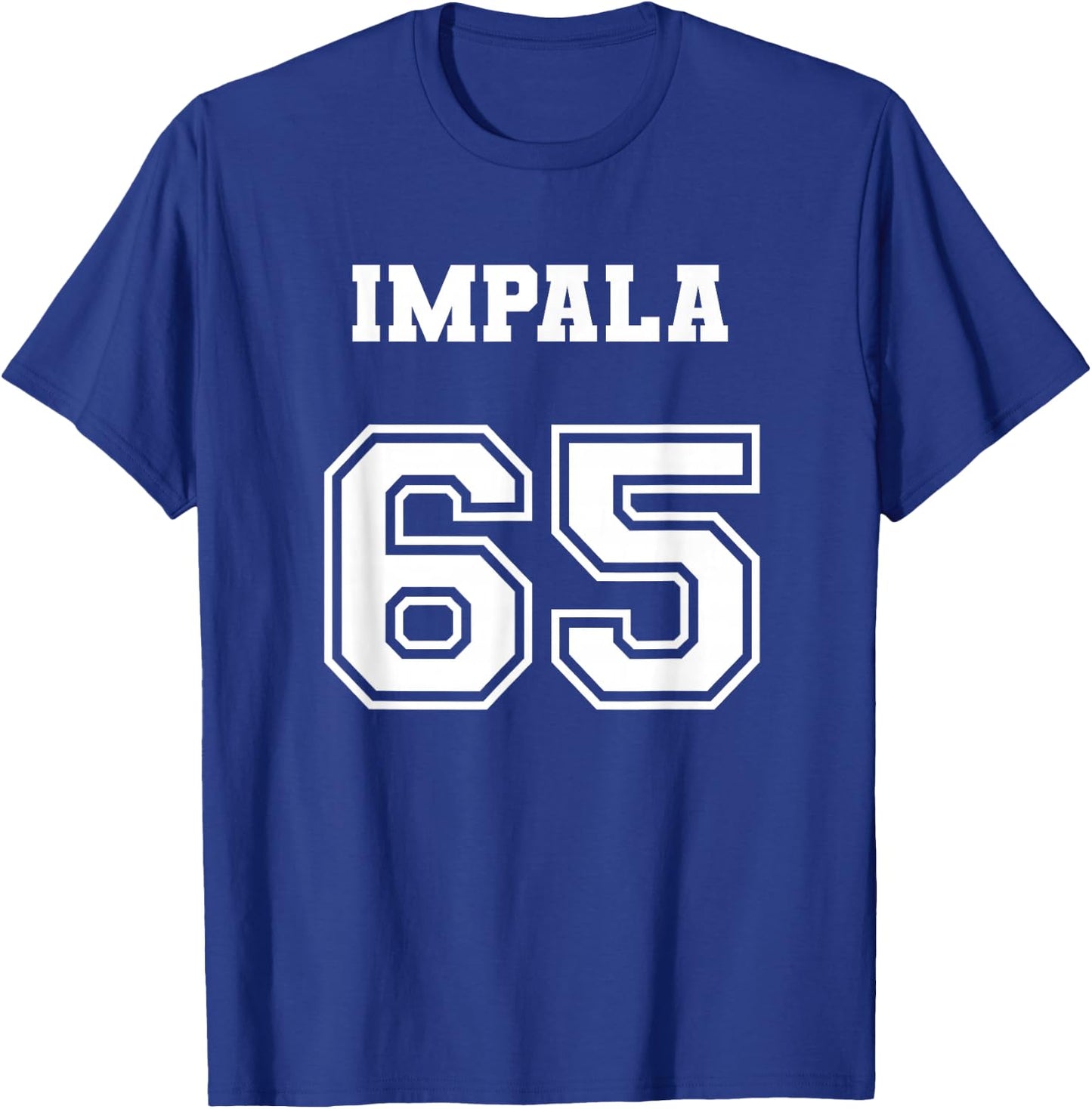 Style 65 1965 Impala Old School Lowrider Jersey T-Shirt - T-Shirt | Royal