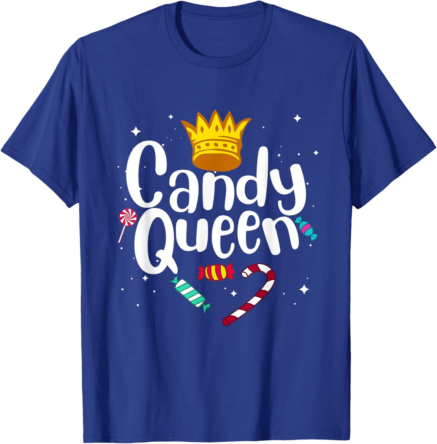 Funny Candy Queen Gift Lollipop Lover Sweet Tooth Women T-Shirt - T-Shirt | Royal