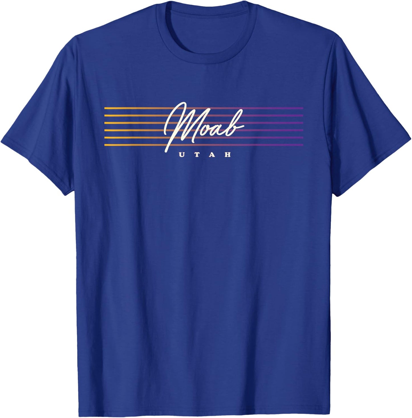 Moab Shirt Nostalgic Retro Style Utah T-Shirt - T-Shirt | Royal