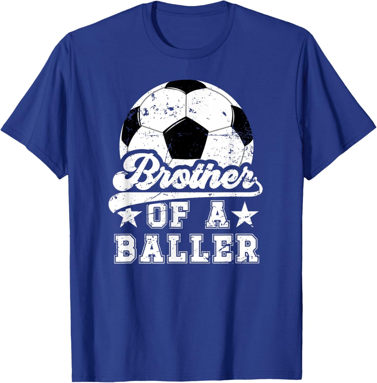 Brother Of A Baller Soccer Brother Of A Soccer Player T-Shirt - T-Shirt | Royal