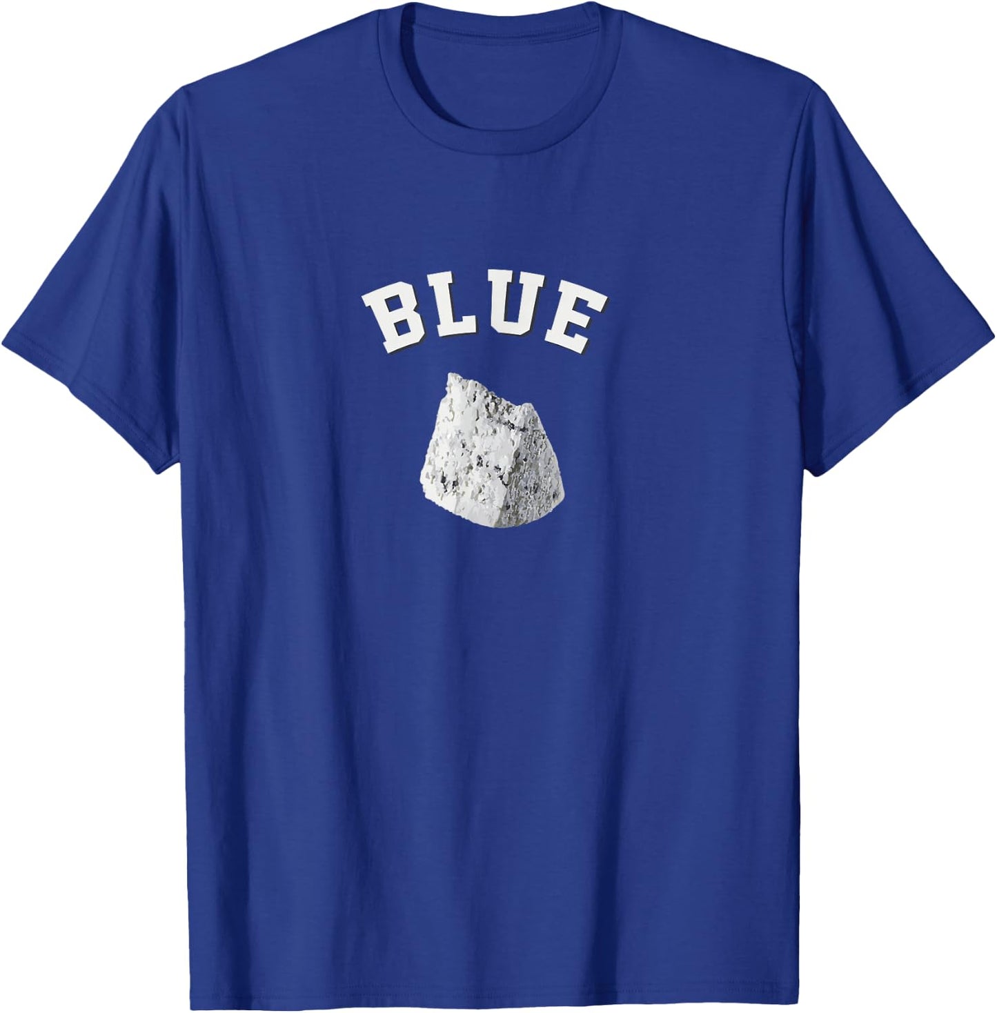 Blue Cheese Funny College Team Logo gift English Word T-Shirt - T-Shirt | Royal