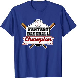 Fantasy Baseball Champion T-Shirt - T-Shirt | Royal