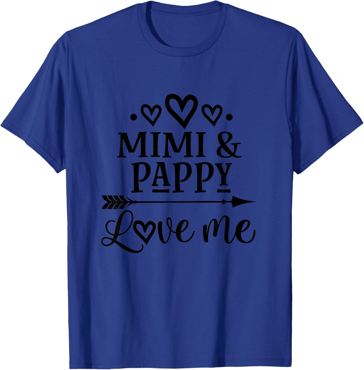 Kids Mimi and Pappy Love Me Granddaughter T-Shirt - T-Shirt | Royal