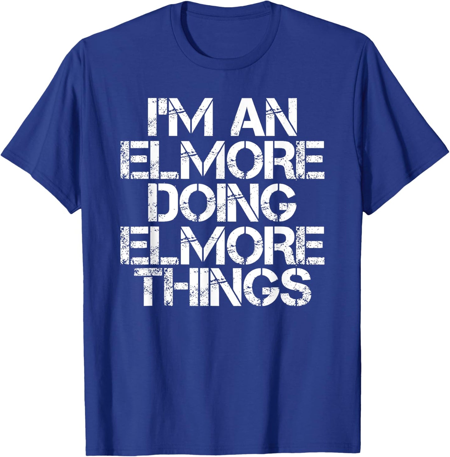 ELMORE Funny Surname Family Tree Birthday Reunion Gift T-Shirt - T-Shirt | Royal