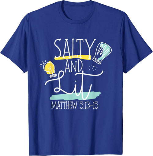 Christian Bible Verse Salty And Lit Matthew 5:13-15