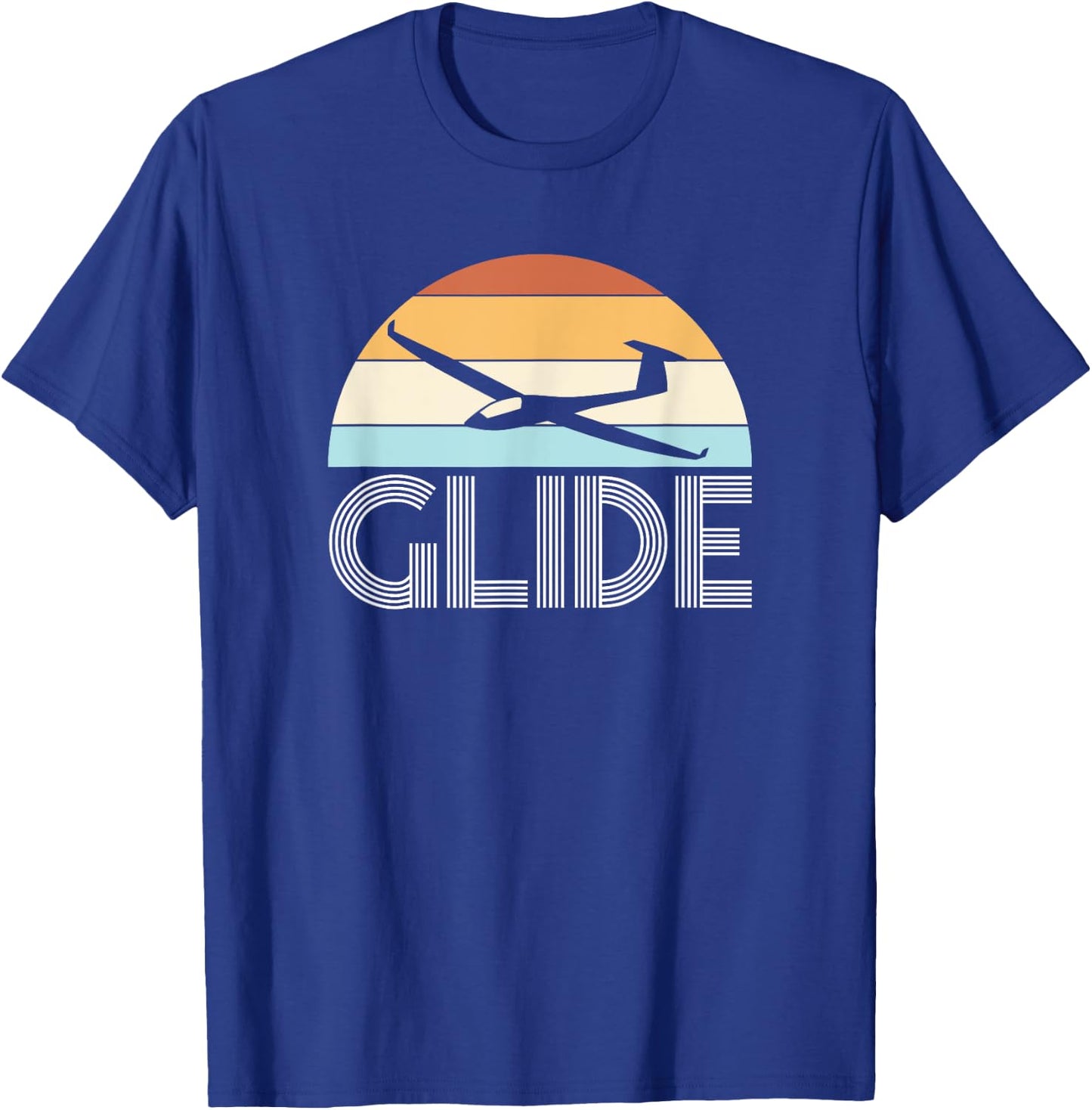 Glide Glider Aeroplane Sailor Gift T-Shirt - T-Shirt | Royal
