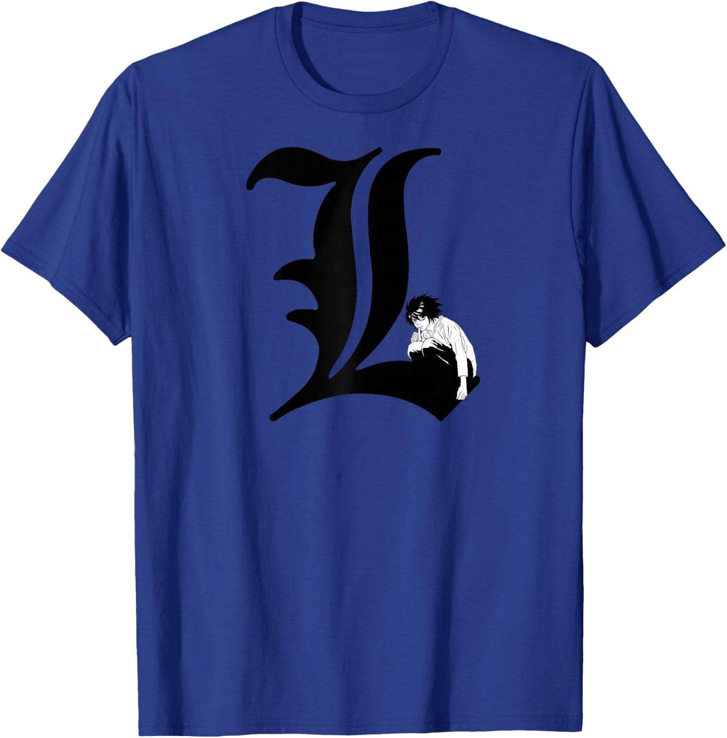 Death Note L Symbol Anime Raglan Baseball T-Shirt - T-Shirt | Royal