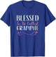 Blessed To Be Called Grammie Grandma Cute Cool T-Shirt - T-Shirt | Royal