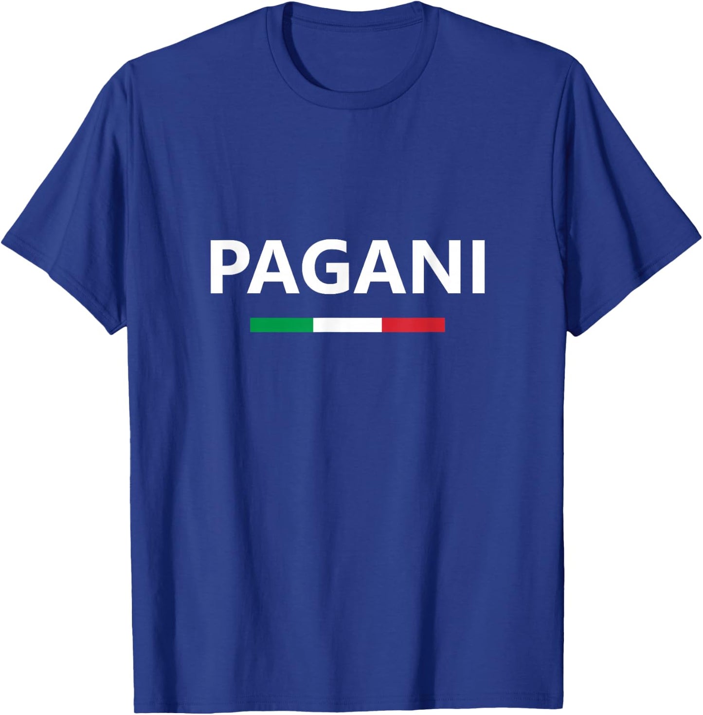 Pagani Italy Italian Italia Flag Country Travel Vacation T-Shirt - T-Shirt | Royal