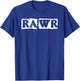 Rawr Emo Goth Rock Music Punk Gothic T-Shirt - T-Shirt | Royal
