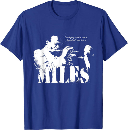 Miles Jazz Wisdom Trumpet Musician (1 Colour) T-Shirt - T-Shirt | Royal