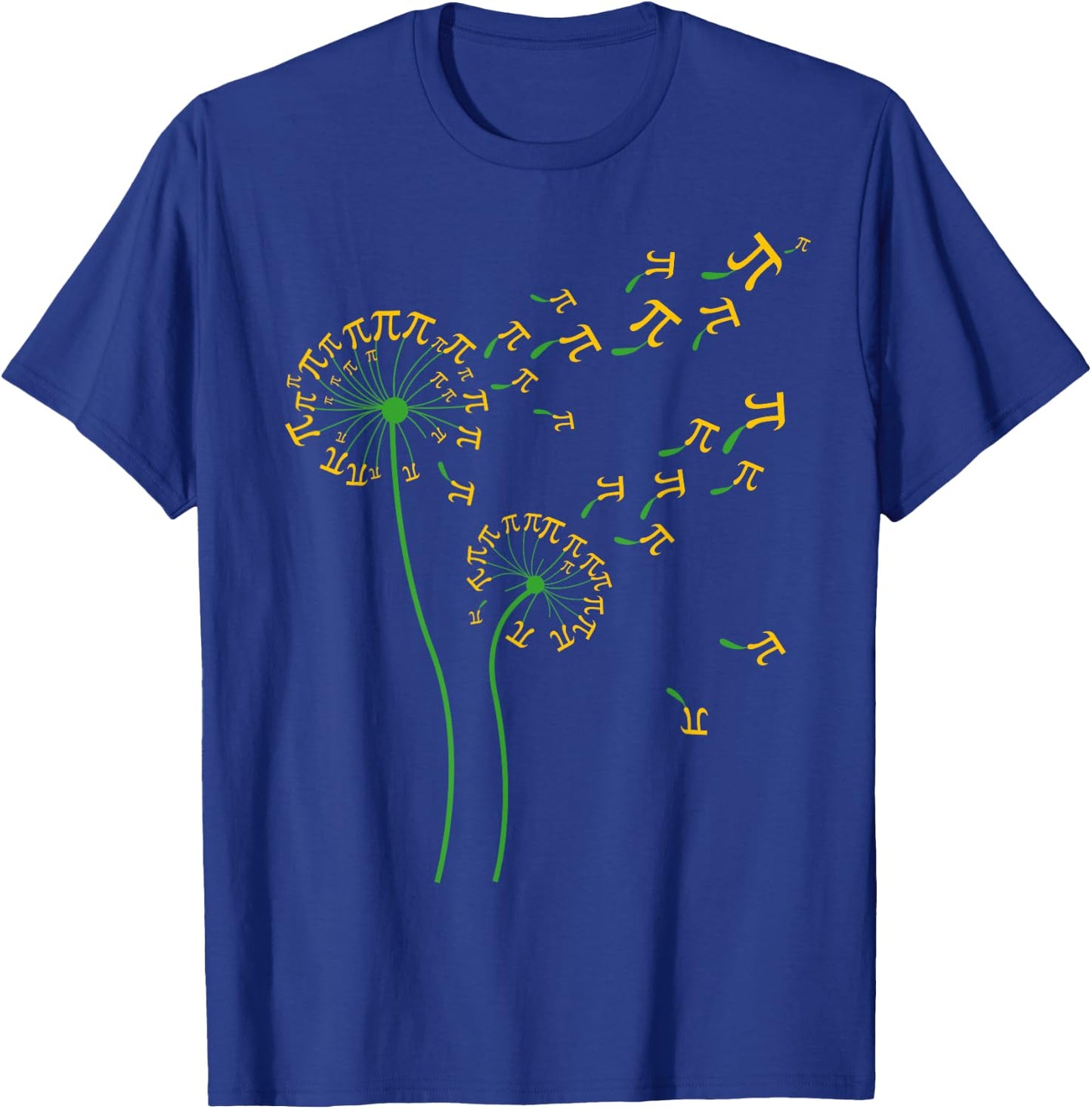 Pi Dandelion Pi day Dandelion 3.14 Pi Number Math Dandelion T-Shirt - T-Shirt | Royal