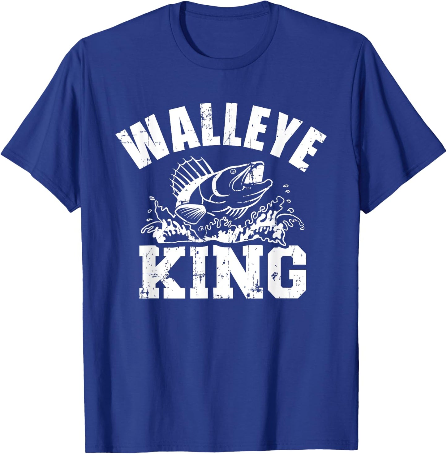 Walleye king T-Shirt - T-Shirt | Royal