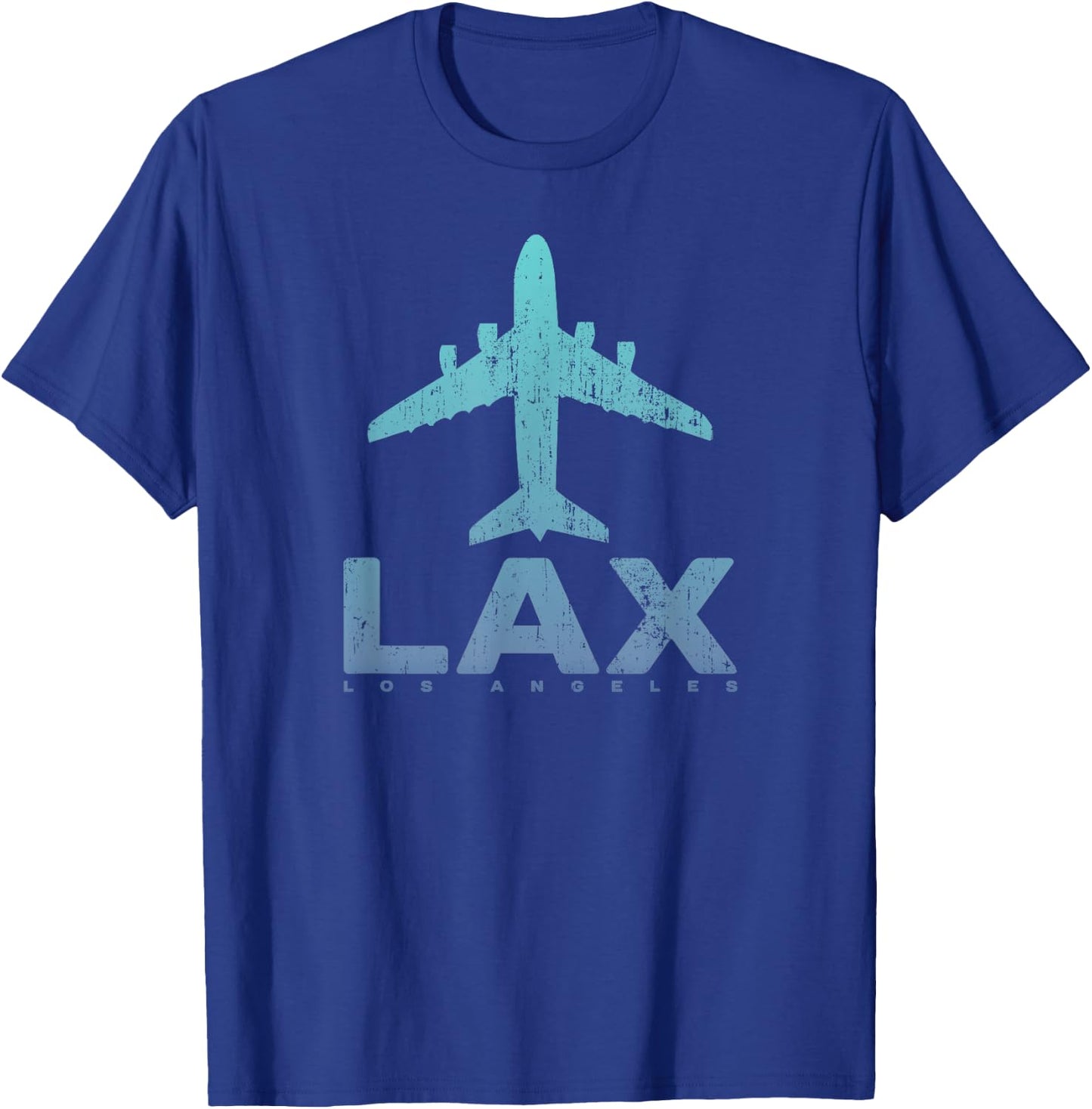 Los Angeles California LAX Airport Code LA Vacation Souvenir T-Shirt - T-Shirt | Royal