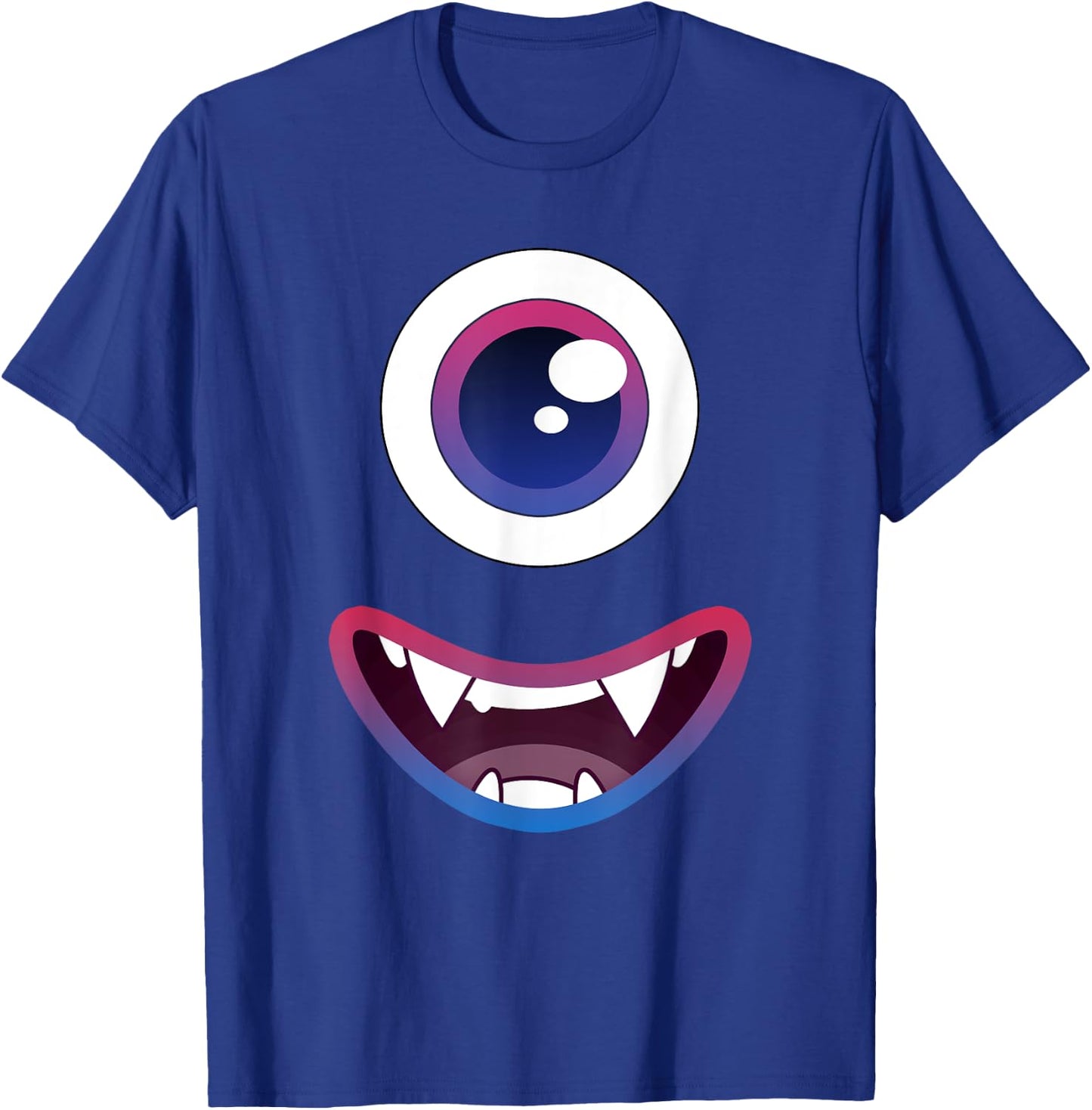 Monster Face Halloween T-Shirt - T-Shirt | Royal