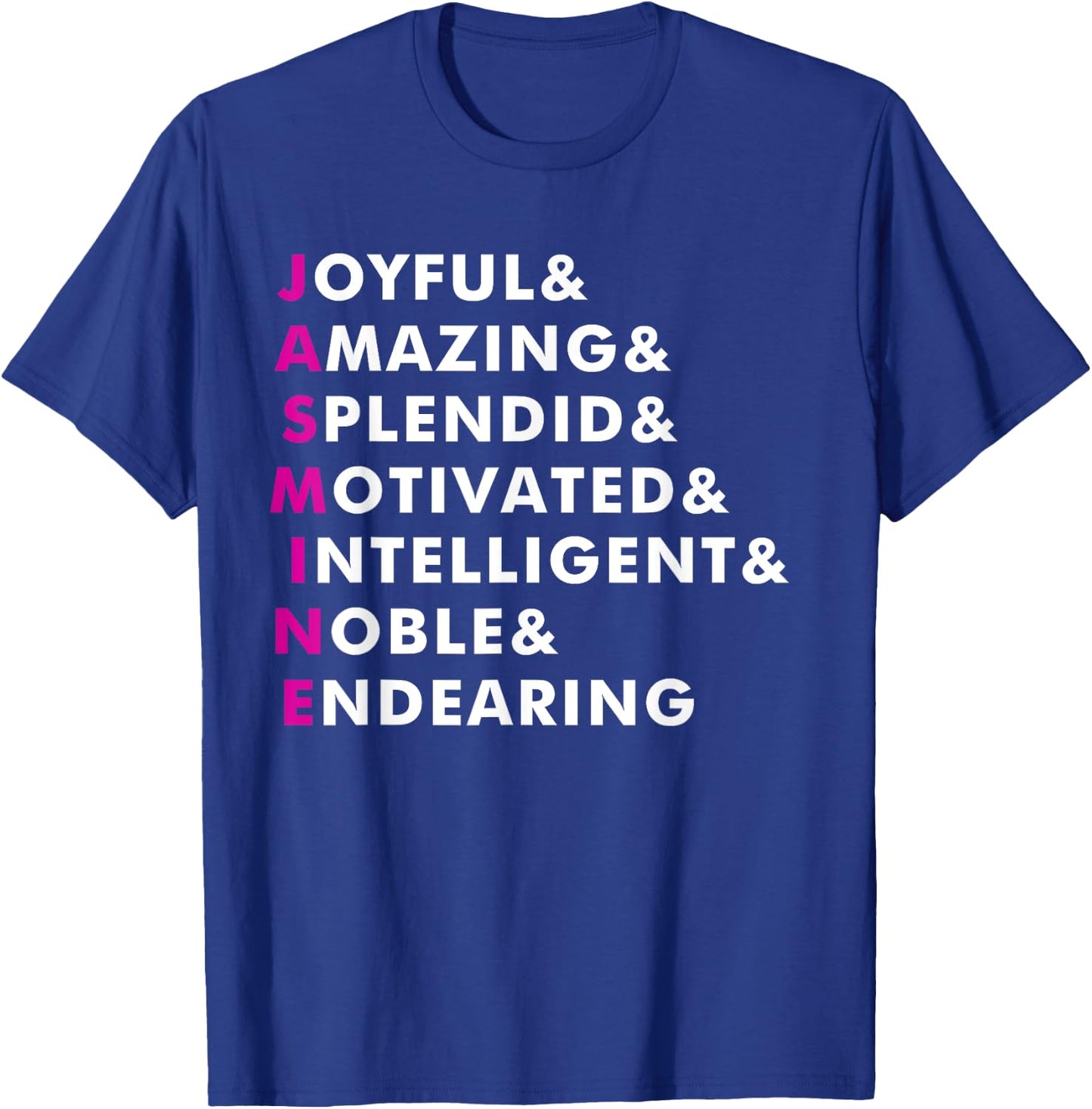 Jasmine Name Shirt Personalized Gift T-Shirt - T-Shirt | Royal