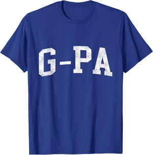 G-Pa Family Matching Vintage Father's Day G-Pa Classic Bold Font G-Pa Birthday Gift T-Shirt - T-Shirt | Royal