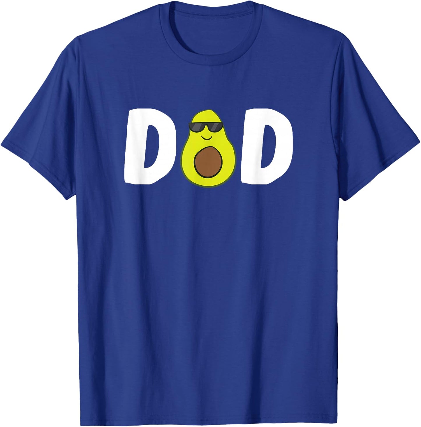 Funny Avocado Dad Guacamole Dad Vegan Dad Avocados Gift T-Shirt - T-Shirt | Royal