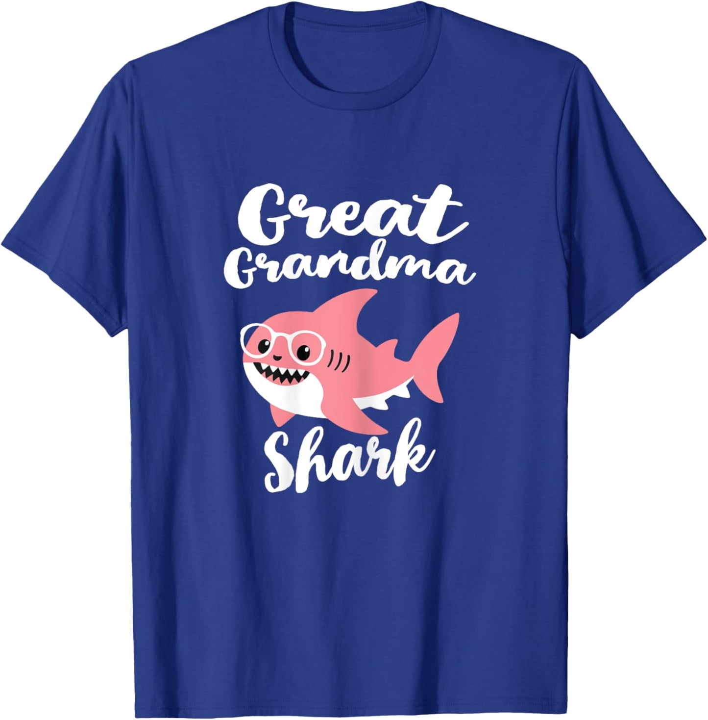 Great Grandma Shark Funny Mother's Day T-Shirt - T-Shirt | Royal