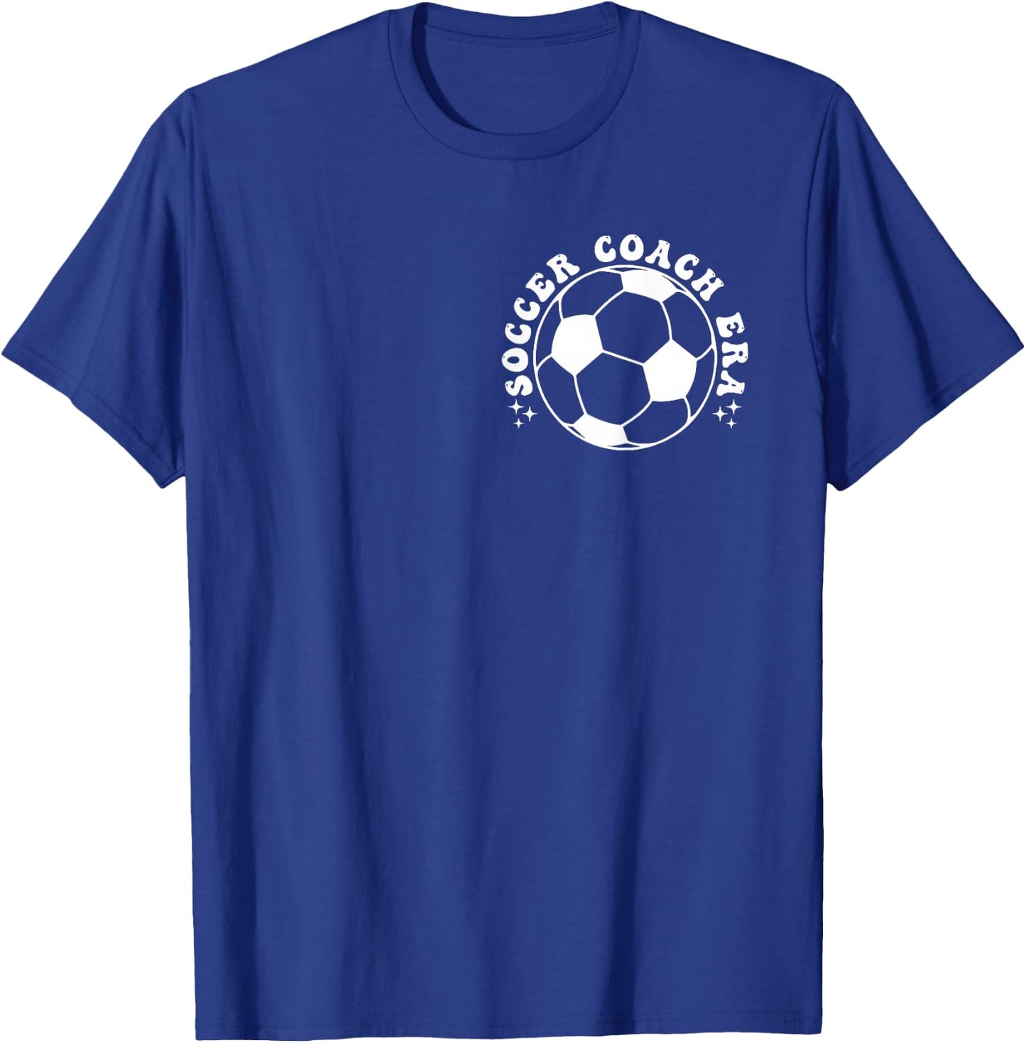 Funny vintage In My Soccer Coach Era Funny Coach Football T-Shirt - T-Shirt | Royal