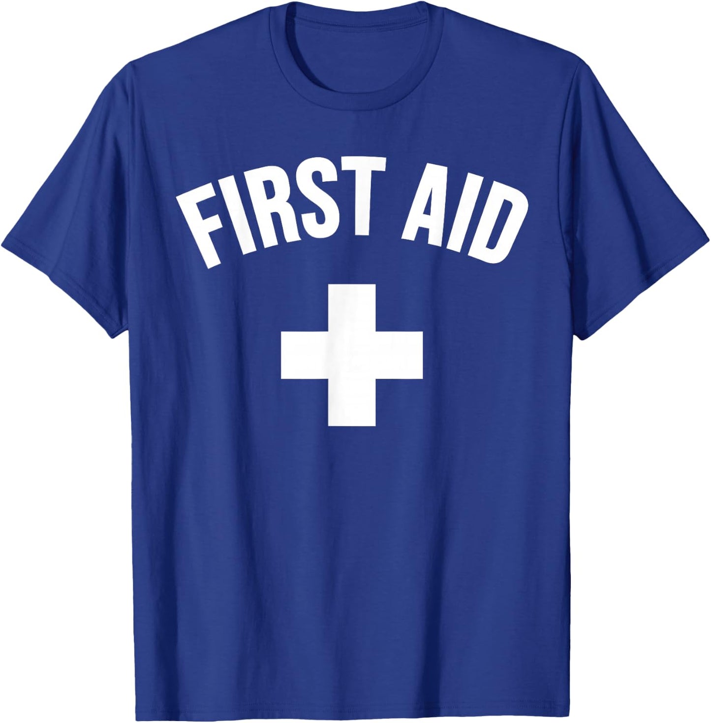 First Aid Cross Medic Event Staff Uniform Emergency T-Shirt - T-Shirt | Royal