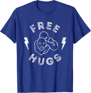 Funny BJJ Shirt Brazilian Jiu-Jitsu Free Hugs T-Shirt - T-Shirt | Royal