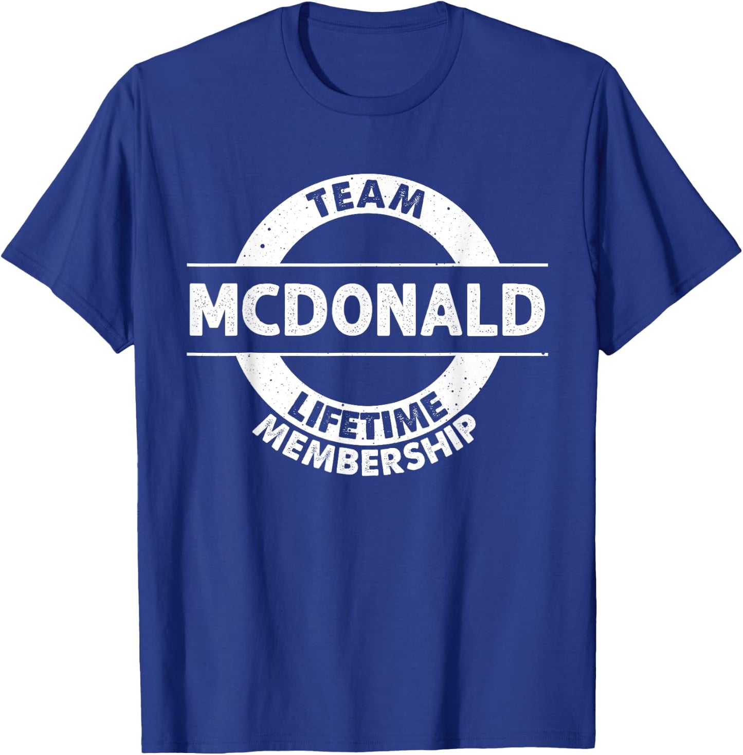 MCDONALD Gift Funny Surname Family Tree Birthday Reunion T-Shirt - T-Shirt | Royal