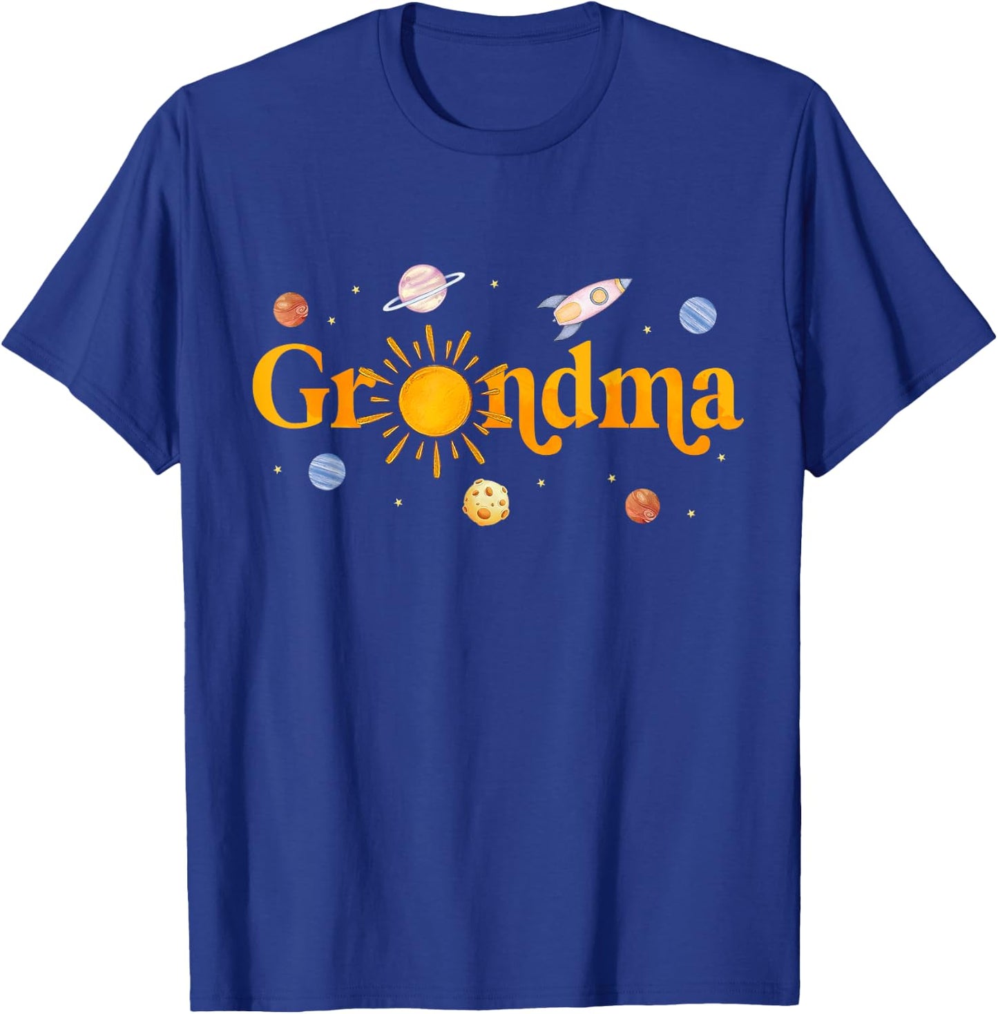 Grandma of The Birthday First Trip Around The Sun Bday Boy T-Shirt - T-Shirt | Royal