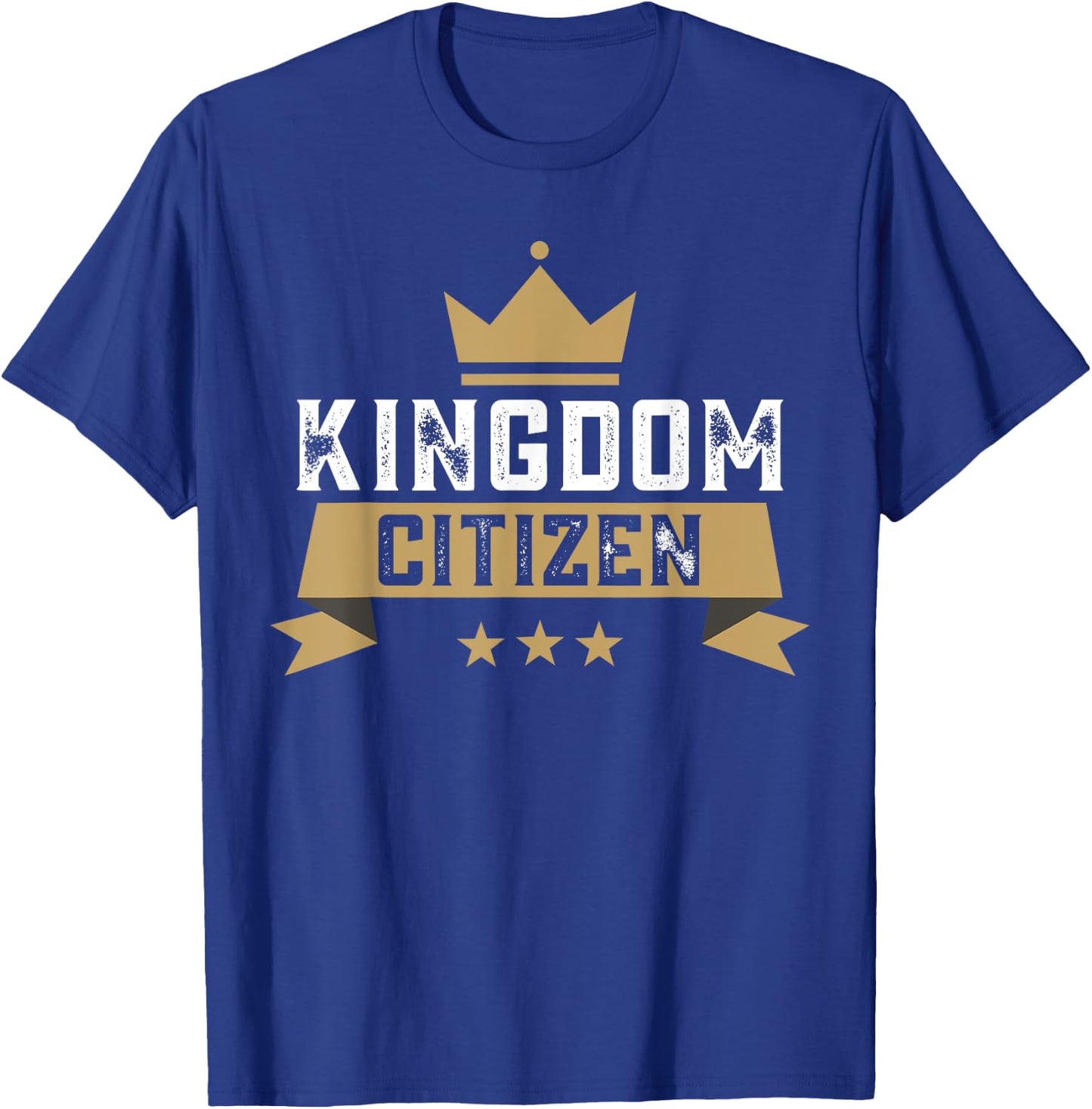 Kingdom Citizen Jesus Our Crowned King Heaven Citizenship T-Shirt - T-Shirt | Royal