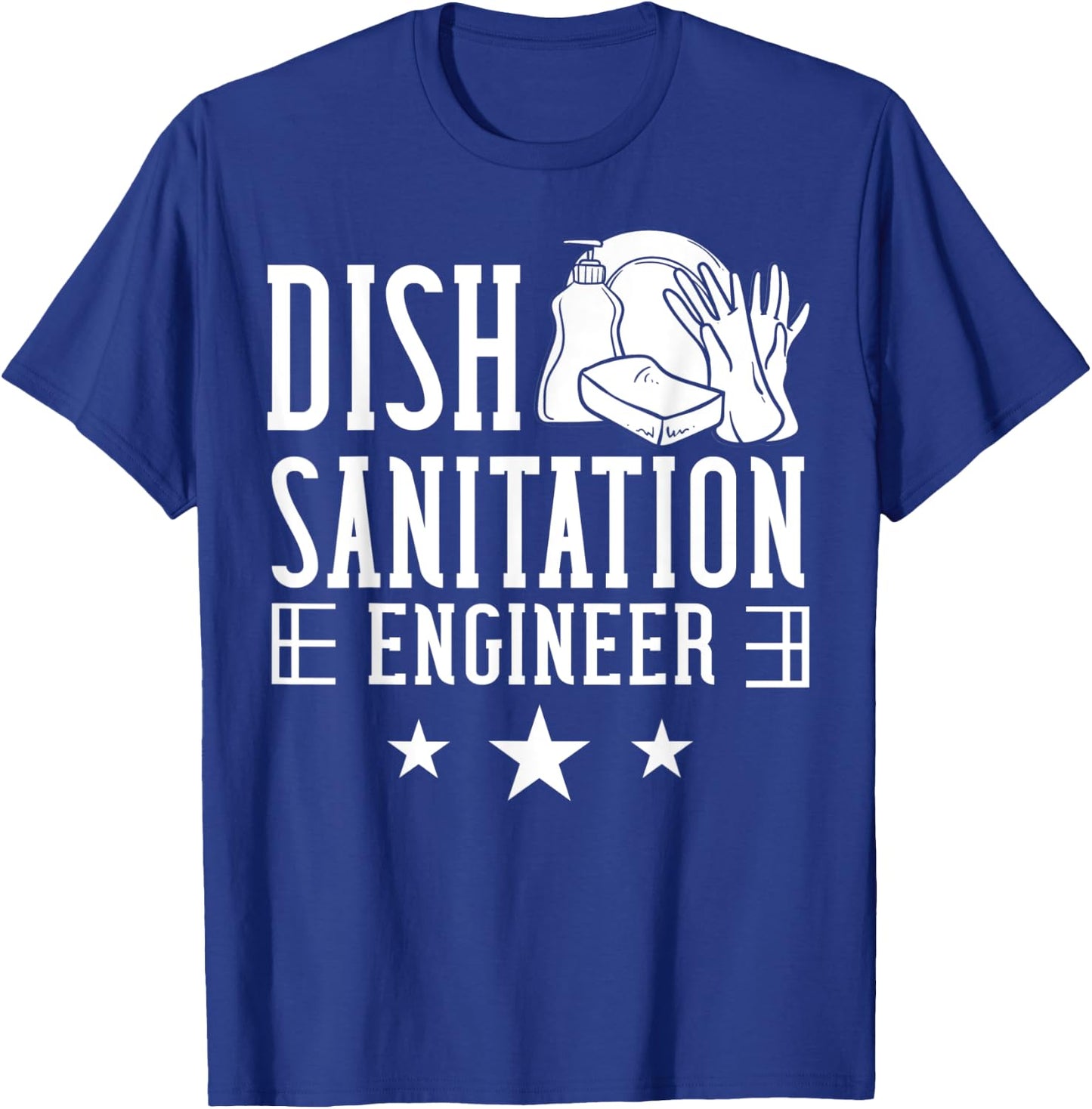 Dishwasher Dishwashing Gift Job Dish Washing T-Shirt - T-Shirt | Royal