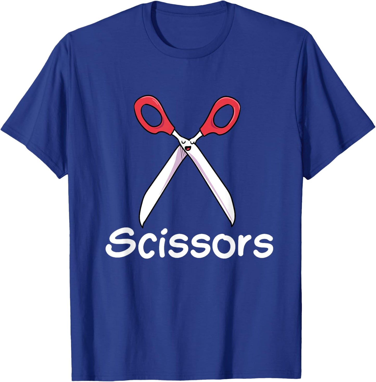 Funny Group Halloween Outfit - Rock Paper Scissors Costume T-Shirt - T-Shirt | Royal