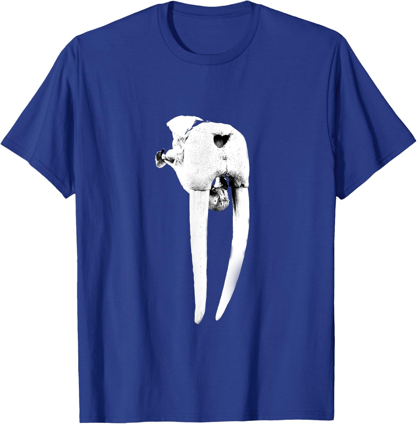 Fossilized Walrus Skull Tusk T-Shirt - T-Shirt | Royal