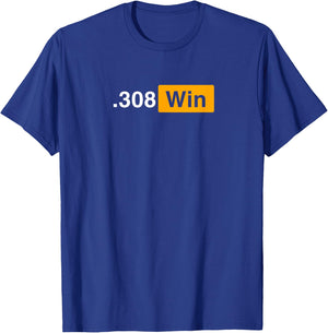 .308 Winchester - .308 Winchester - Long Range, Speed Steel T-Shirt - T-Shirt | Royal