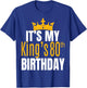 It's My King's 80th Birthday Crew 80 Years Old Bday Party T-Shirt - T-Shirt | Royal