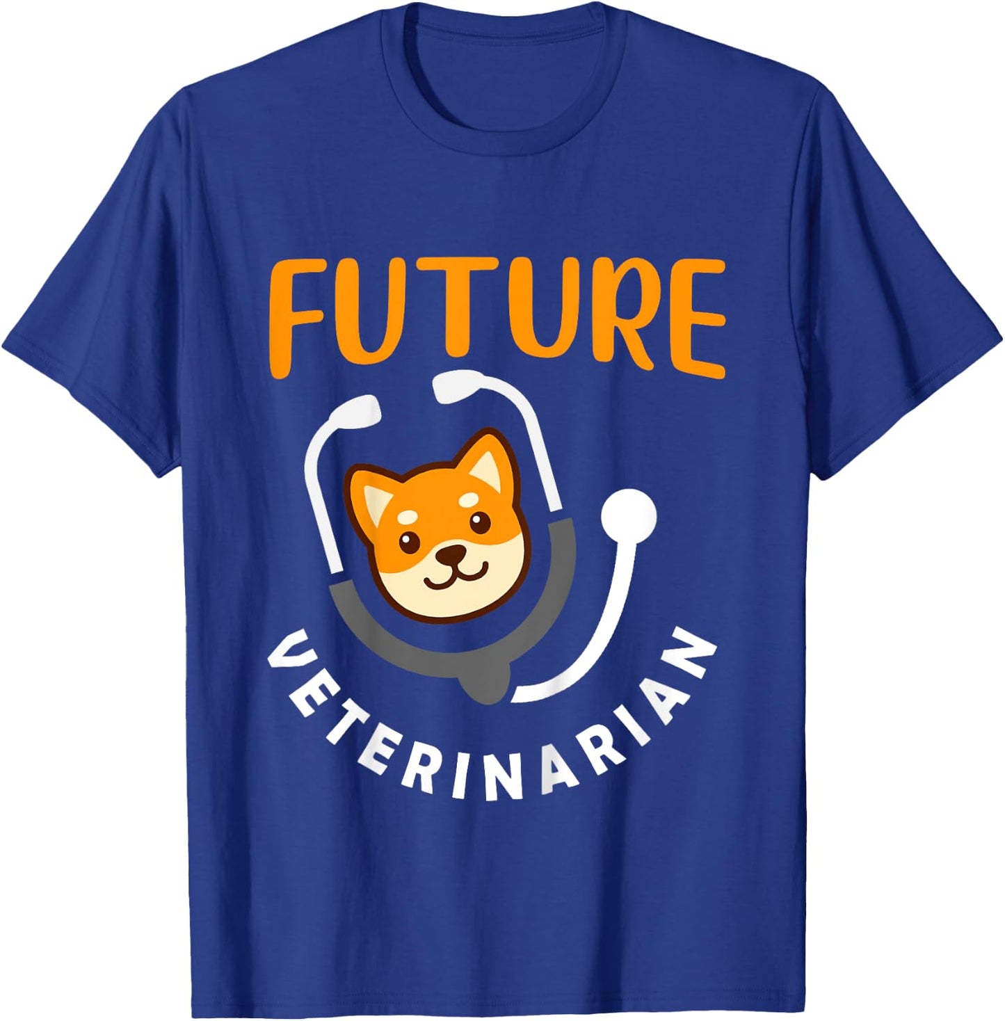 Kids Future Veterinarian Gift Vet Costume Kit Men Women Kids Vet T-Shirt - T-Shirt | Royal