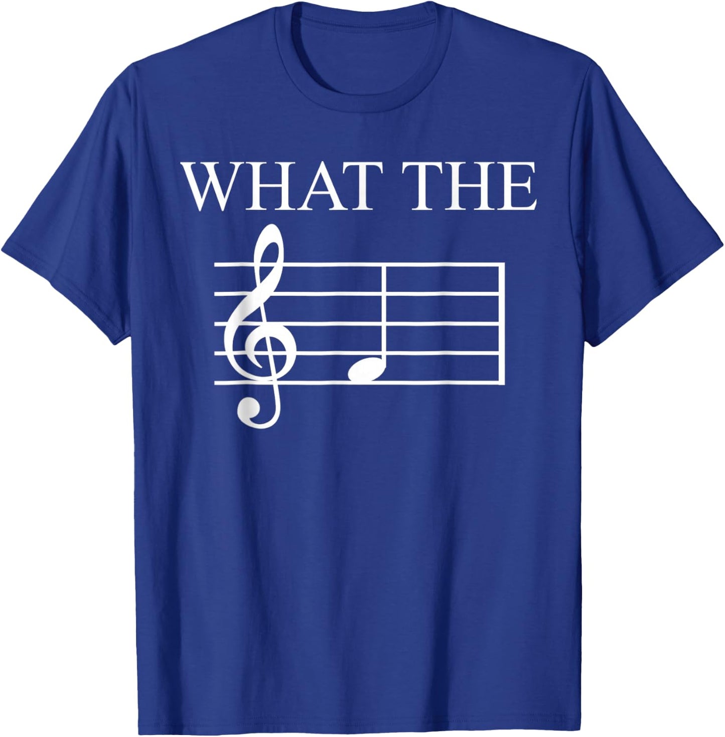 What The F Music Note T-Shirt - T-Shirt | Royal