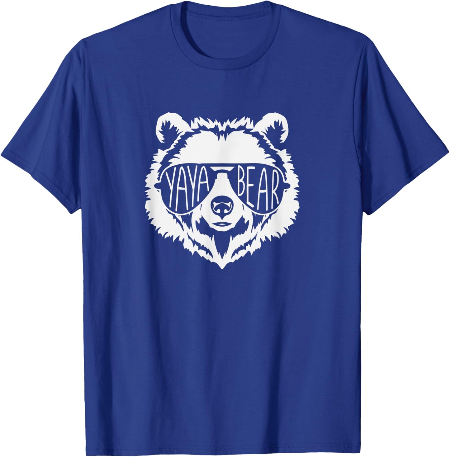 yaya Bear Face with Sunglasses T-Shirt - T-Shirt | Royal